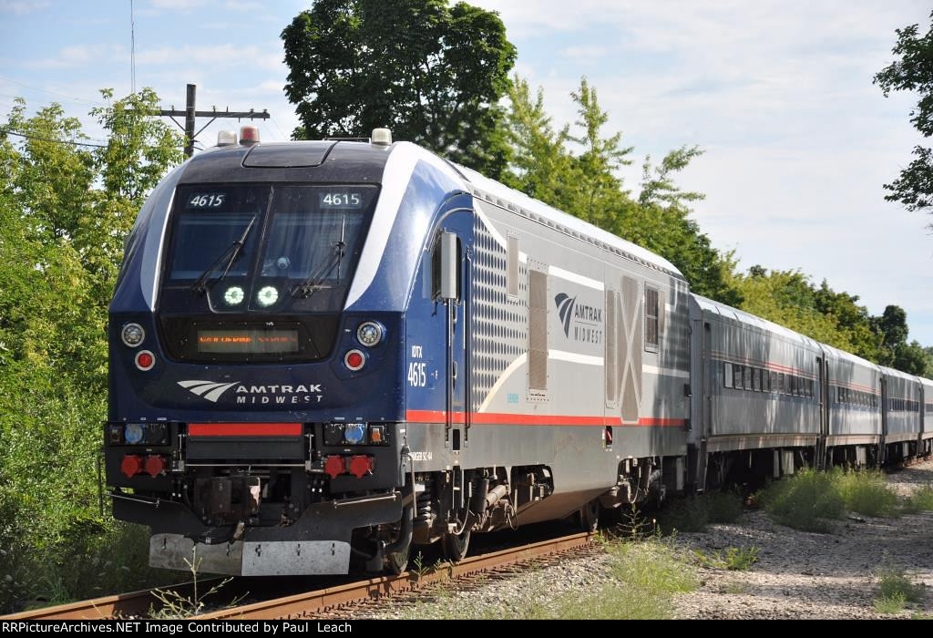 Westbound "Wolverine" approaches the junction